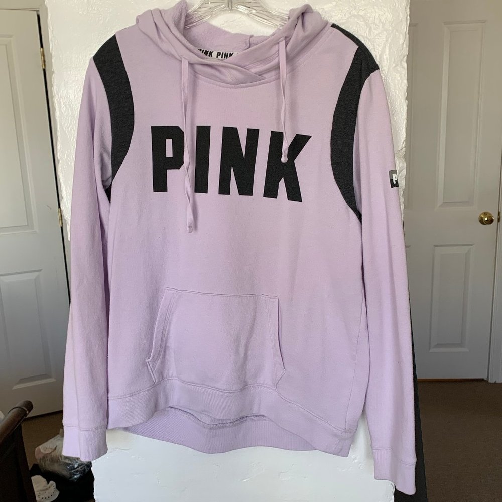 VS PINK Logo Hoodie Size S
